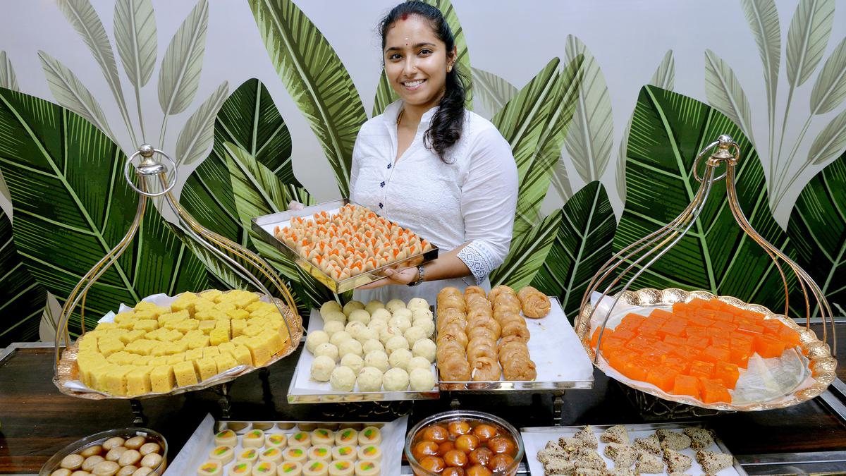 Popular wedding caterers of Chennai are setting up kitchens for selling traditional sweets for Deepavali